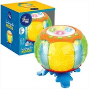 Tamborzinho Musical Brinquedo Infantil Com Luz E Som Fenix