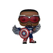 Boneco Funko - Pop! - Marvel - Admiravel Mundo Novo - Capitão América - Sam Wilson - Candide