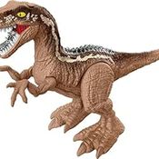 Zippy Toys, Dinossauro T-Rex Marrom USB com Fumaça, Led e Controle Remoto Relógio