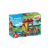 Brinquedo Playmobil Country Fazenda dos Cavalos Sunny 70501