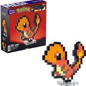 Pokémon Conjunto Construção Mega Charmander Pixel