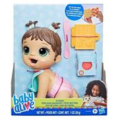 Boneca Baby Alive Hora da Papinha Morena - Hasbro