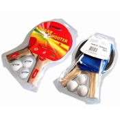 Kit 02 Raquetes e 03 Bolas Tênis de Mesa Sharp Shooter - Klopf
