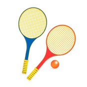 Kit Tênis 2 Raquetes e 1 Bola - Apolo Brinquedos