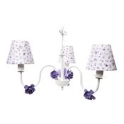 Lustre 3L Simples 6 Flores P Lilás