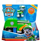 Patrulha Canina Veiculo e Figura Rocky Recycle Truck Sunny