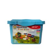 Blokitos Fazendinha Plásticos 52 Peças - Kitstar
