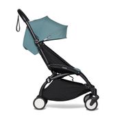 Carrinho de Bebê Leve e Compacto com Almofada de Assento e Dossel UV para Crianças de até 22 kg, Babyzen Yoyo2, Azul Claro