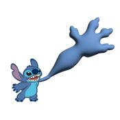 Mão Pegajosa - Disney - Stitch - Azul - Toyng