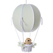 Lustre Balão Bolinha Verde Floresta