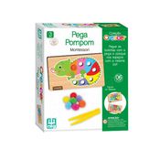 Jogo Educativo - Em Madeira - Pega Pompom - Nig
