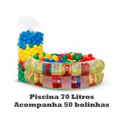 Piscina Infantil Inflável Homem Aranha 70 lts + 50 Bolinhas