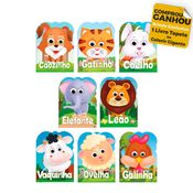 Kit com 8 Livros Infantil para Ler + 1 Livro de Colorir