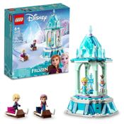 LEGO Disney Frozen Carrossel Magico Anna e Elsa 175 Pçs - 43218