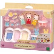 Sylvanian Families Conjunto Cuidando De Coelho Trigêmeos Epoch 5532