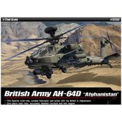Kit Plástico Helicóptero British Army AH-64D 1/72 Academy 12537