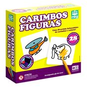 CARIMBOS FIGURAS + GIZ DE CERA - 28 PEÇAS - NIG