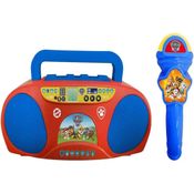 BOOMBOX E KARAOKE PATRULHA CANINA INFANTIL - CANDIDE