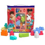 Mega Bloks Sacola De Construção Vermelha 60 Pcs - Mattel DCH54