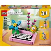 Lego Creator 3 em 1 Máquina de Escrever com Flores 363 Peças