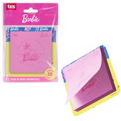 NOTA AUTOADESIVA BARBIE - MALIBU - ROSA - 50 FOLHAS - TRIS