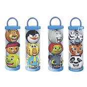 BOLINHA ESGUICHO DREAMWORKS COM PERSONAGENS LIDER BRINQUEDOS