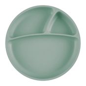 Prato Infantil Divisórias Silicone Portions River Green - Minikoioi