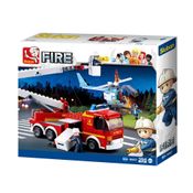 Blocos de Montar Caminhão de Bombeiro e Helicóptero 394 Peças Multikids - BR2308 BR2308
