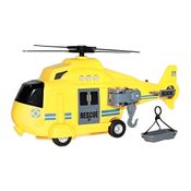 Helicóptero de Brinquedo De Resgate Com Luz e Som - Multikids - Br2232 BR2232