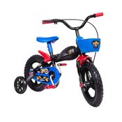 Bicicleta Infantil Motobike Aro 12 Azul e Preto Styll