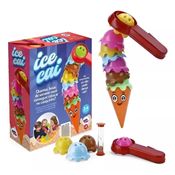 Brinquedo Jogo Ice Cai Infantil Sorvete Empilha Equilíbrio