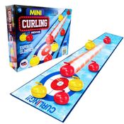 Brinquedo Jogo De Mesa Mini Curling Infantil Indoor