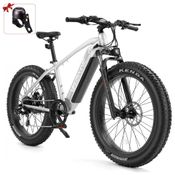 Bicicleta Elétrica Motorizada 7 Velocidades e 3 Modos, 750W, VELOWAVE, Cinza