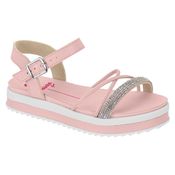 Sandália Infantil Molekinha Flat Rosa