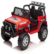 Carro Elétrico Infantil Nitoess a Bateria 12V 2 Assentos com 3 Velocidades e Luzes LED, Preto