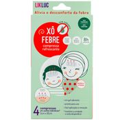 XÔ FEBRE - COMPRESSA REFRESCANTE P/ ALIVIO DA FEBRE - LIKLUC