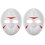 2 Máscaras do Jason Hockey para Fantasia Dias das Bruxas Halloween Carnaval