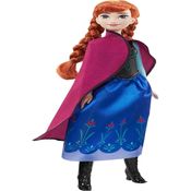 Boneca Frozen Disney - Anna com Tranças - Disney 100 Anos Hlw49