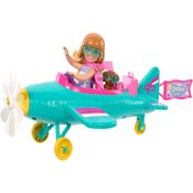 Barbie - Boneca Chelsea Conjunto Piloto de Avião Htk38