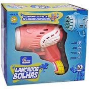 Lançador de Bolhas de Sabão - Rosa - Fenix