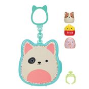 Squish-A-Longs Squishmallows - Chaveiro com 3 Mini Squishs Surpresa e 1 Acessório 4291 - Sunny