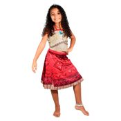 Fantasia Moana 2 Clássica M com Colar Infantil - Super Magia