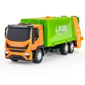 Caminhão Iveco Tector Coletor Verde/Laranja Usual 342