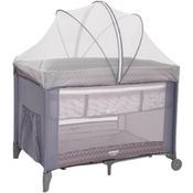 Berço Cercado Desmontável Portátil Hello Grey - Infanti