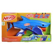 Lançador NERF Wild Sharkfire Tubarão - Hasbro F8645