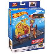 Pista Hot Wheels City Mini Conjunto Lugar Favorito - Pizzaria Veloz - Mattel HMD53/HKX44