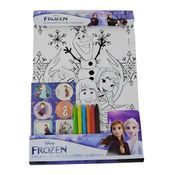 CONJUNTO DE PINTURA GIZ DE CERA ADESIVOS FROZEN 215.47.957