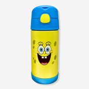 Garrafa Infantil Click com Canudo Bob Esponja