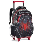 MOCHILA DE CARRINHO INFANTIL SUPER SPIDER PRETO ARANHA HOMEM MR41400
