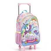 MOCHILA DE CARRINHO UNICÓRNIO COM ASAS INFANTIL MR41370
